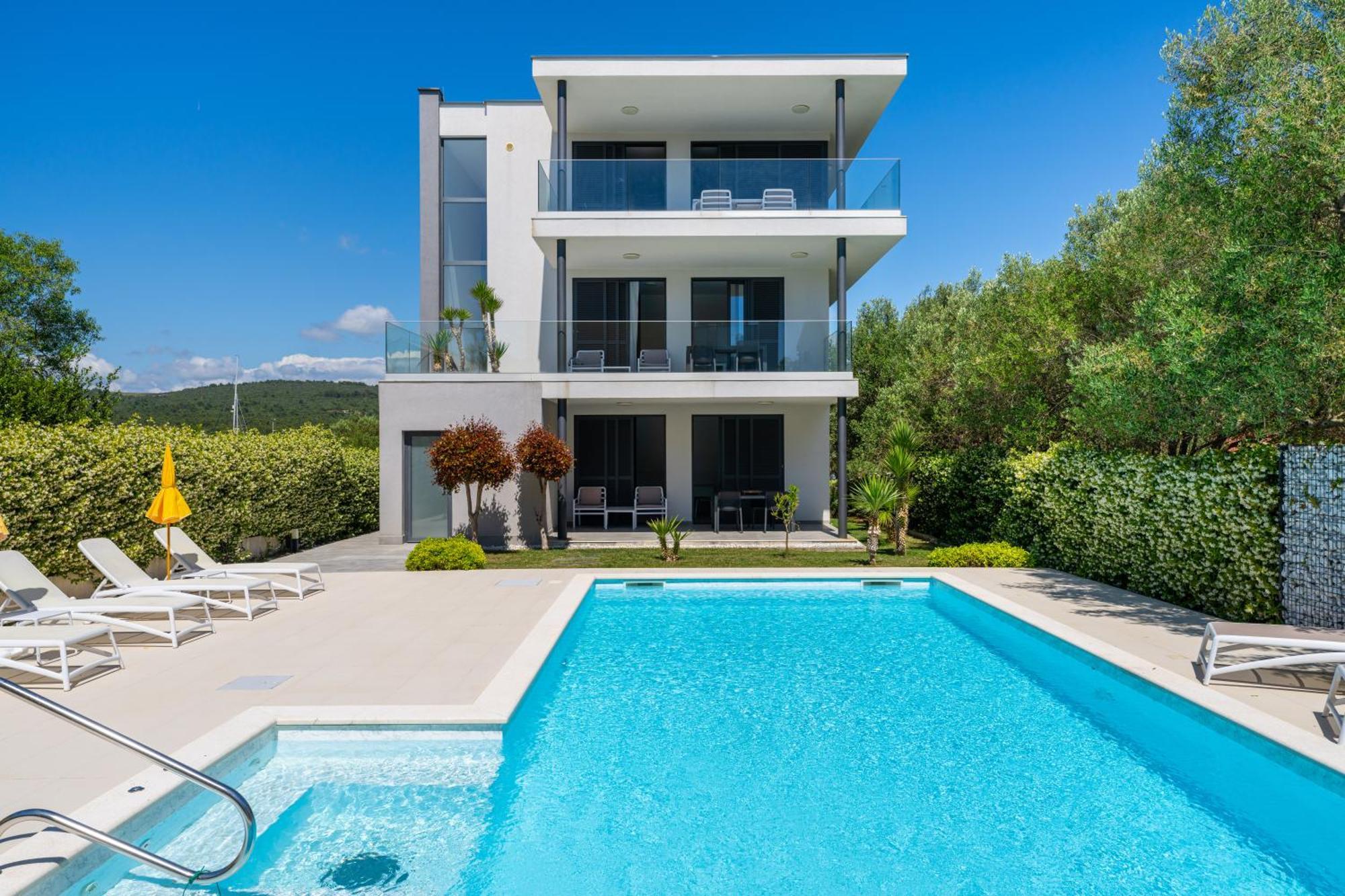 D. Marine Apartments Bibinje Bagian luar foto