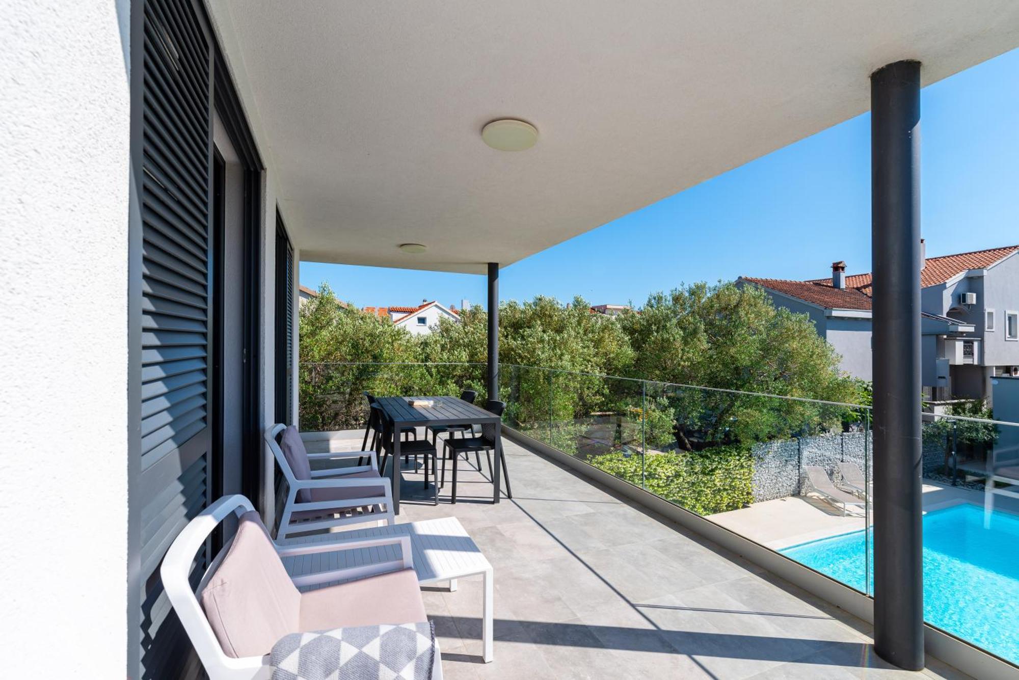 D. Marine Apartments Bibinje Bagian luar foto